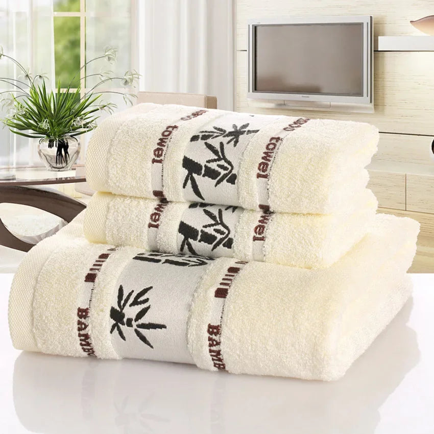 Bamboo Fiber Towels Set