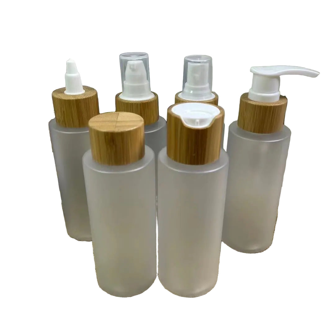 Cosmetic Spray Bottle with Bamboo Lid