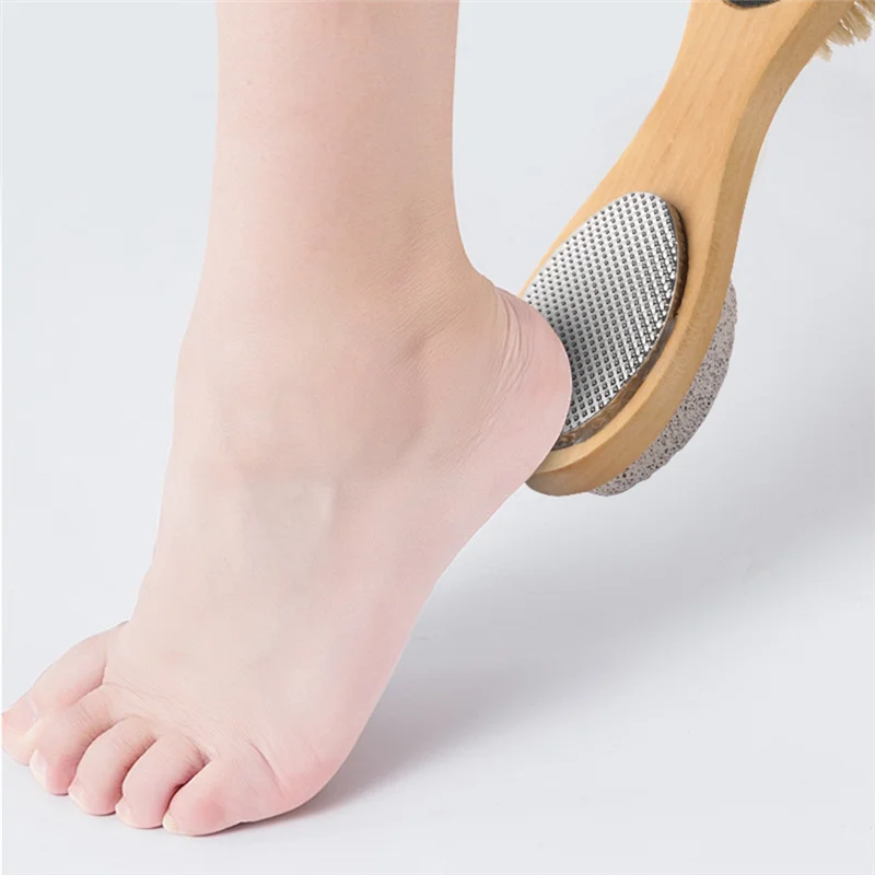 Bamboo Foot Scrub & Pumice Stone