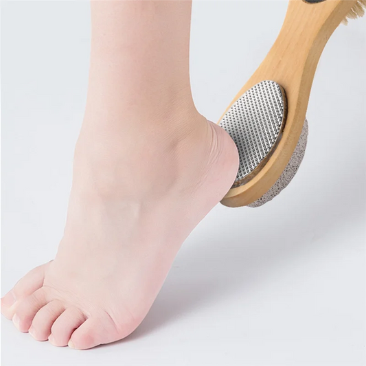 Bamboo Foot Scrub & Pumice Stone