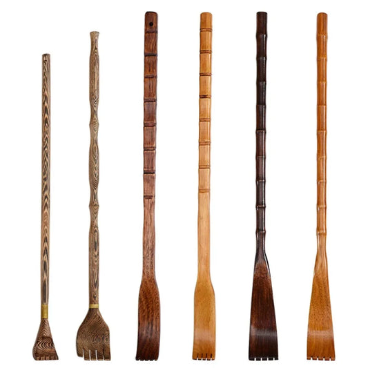 Bamboo Wooden Back Scratcher & Massager