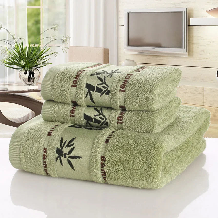 Bamboo Fiber Towels Set